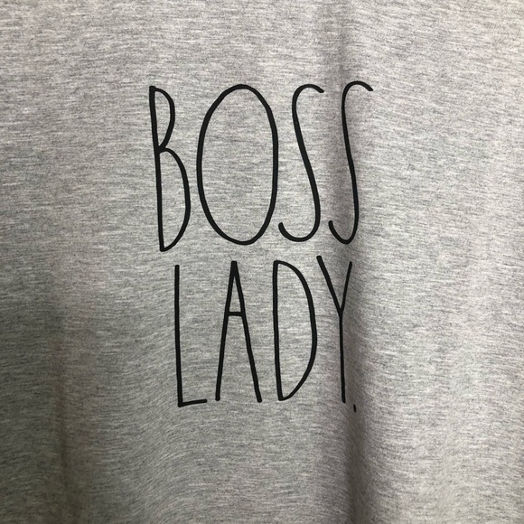 RAE Dunn Gray boss lady graphic sweatshirt - Picture 7 of 13